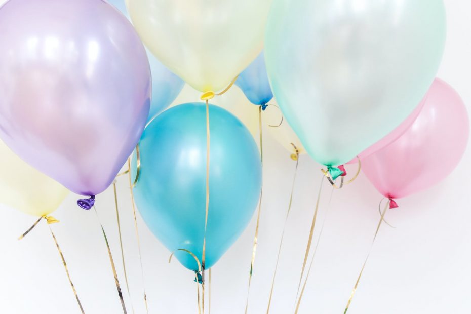 close up photo of colorful pastel balloons